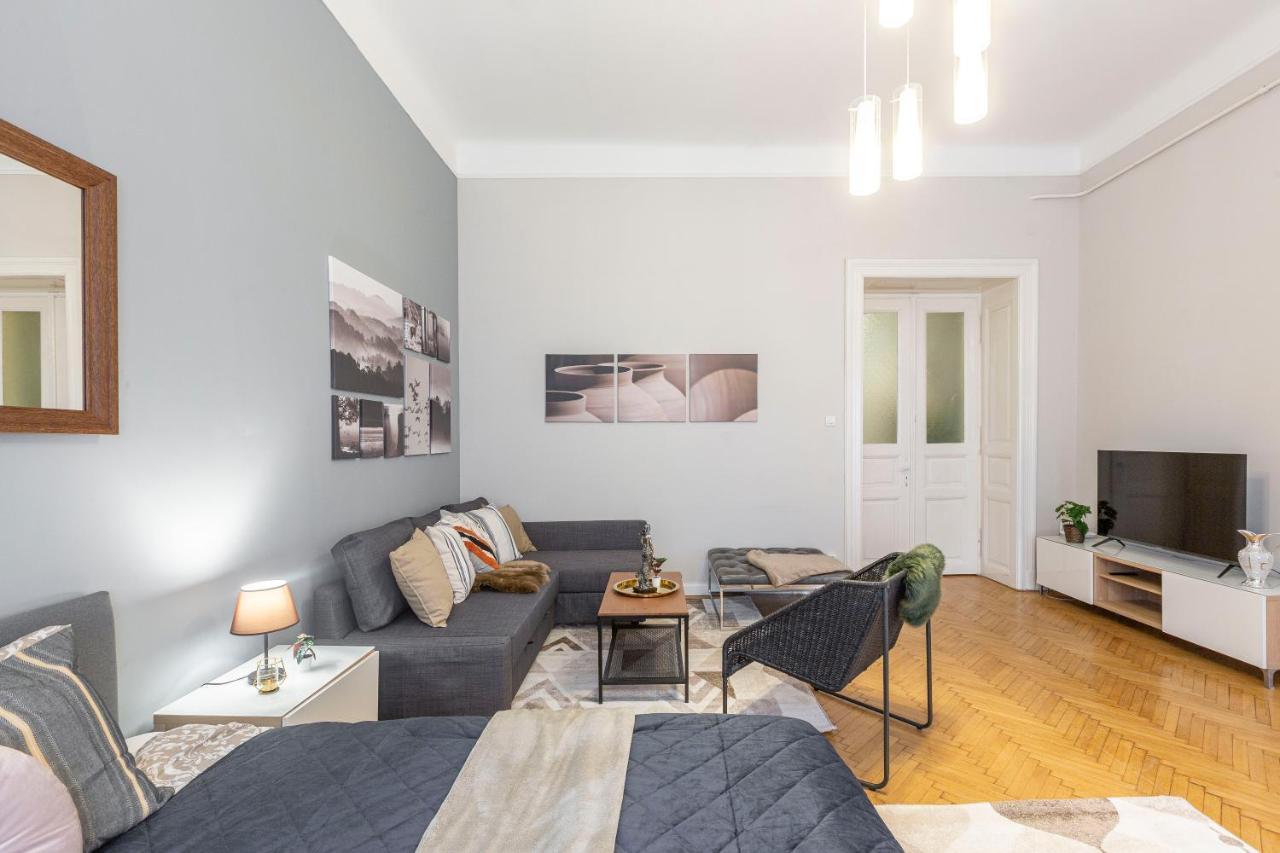 Spacious & Cozy Downtown Apartment With Balcony Budapest Ngoại thất bức ảnh